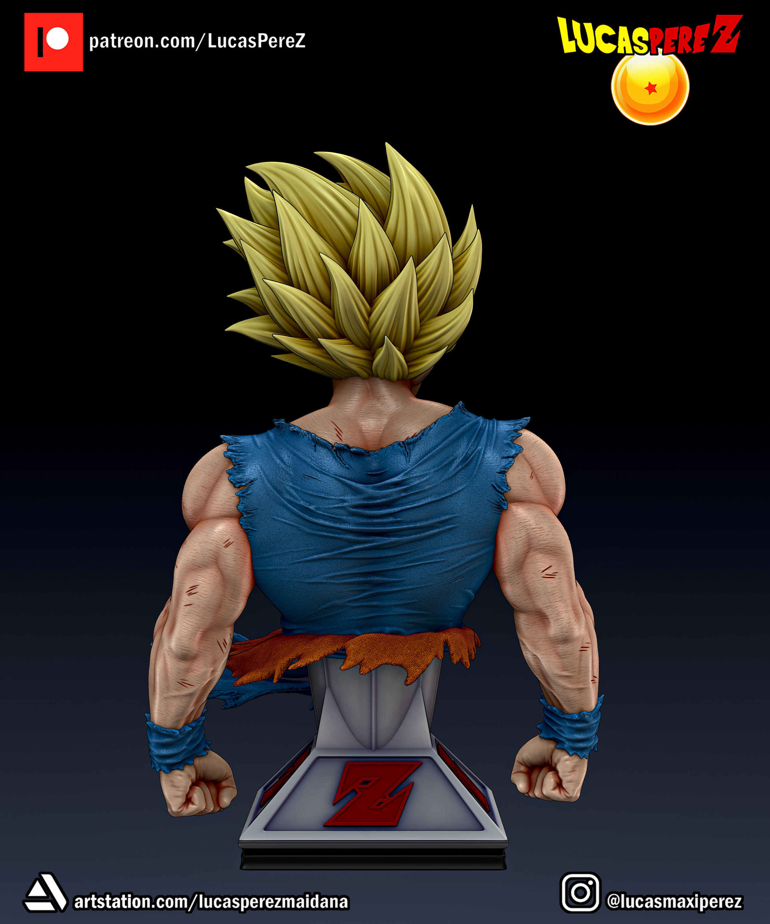 GOKU NAMEK  3D print model_30