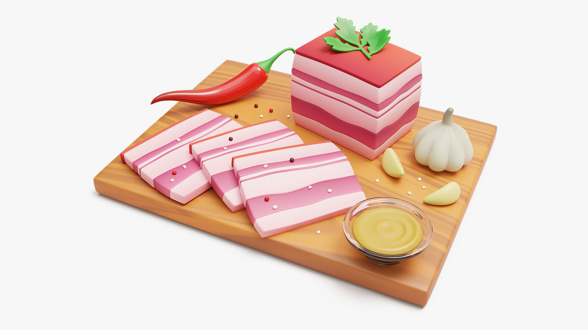 Ukraine Food Pack 3D Model Collection_5