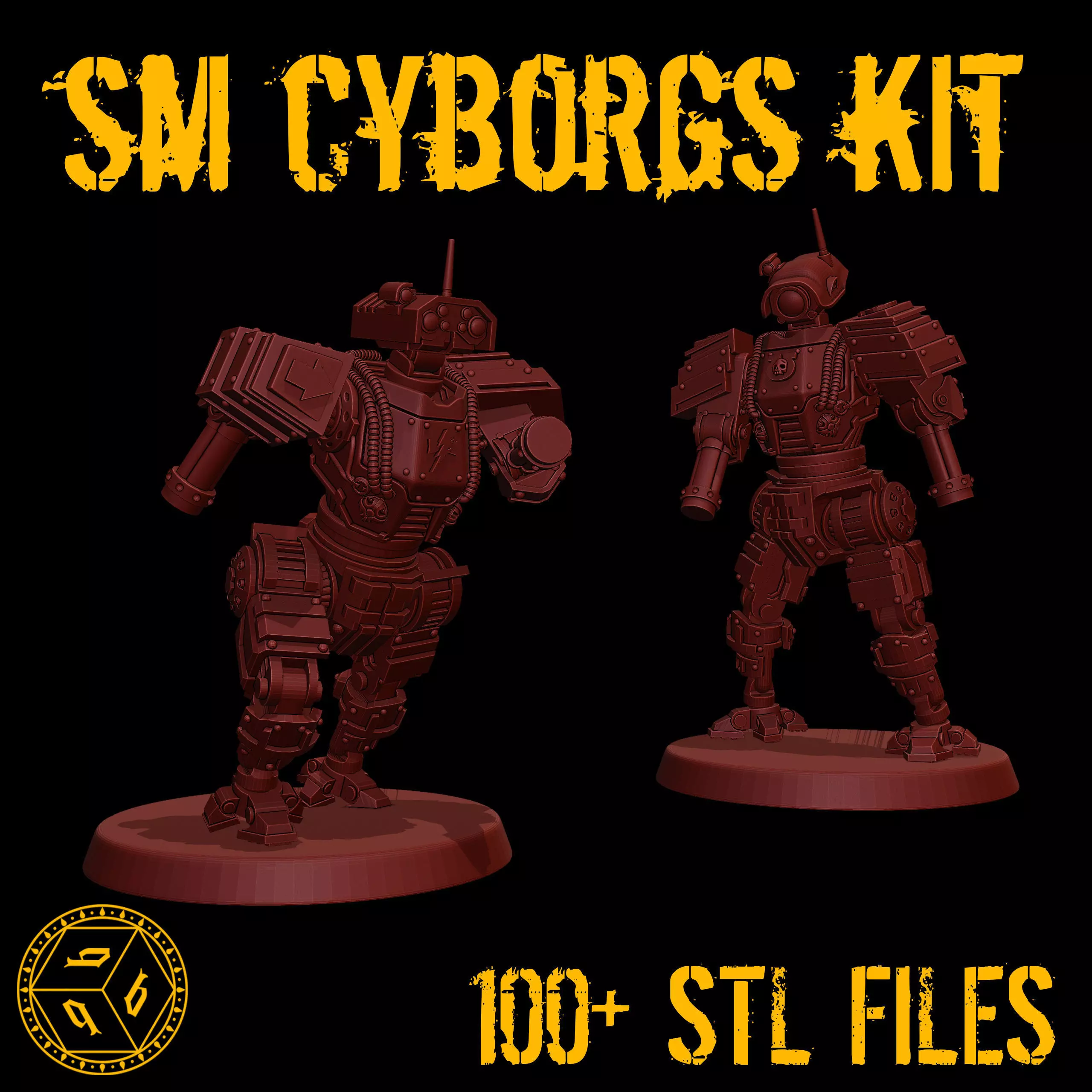 Space Boys Cyborgs Kit Free 3D print model
