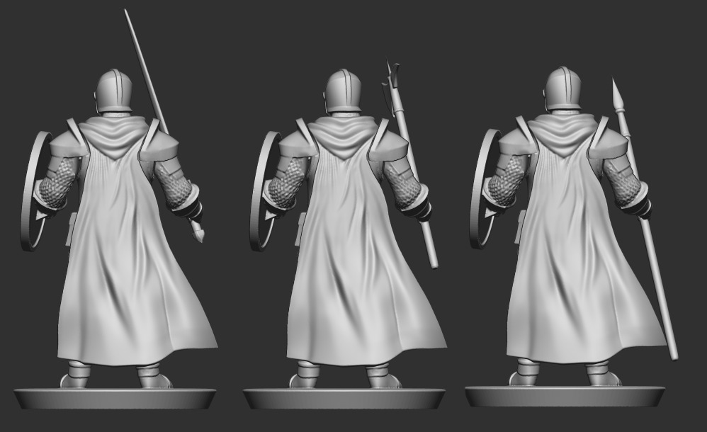 Knight for dnd game 3D print model_2