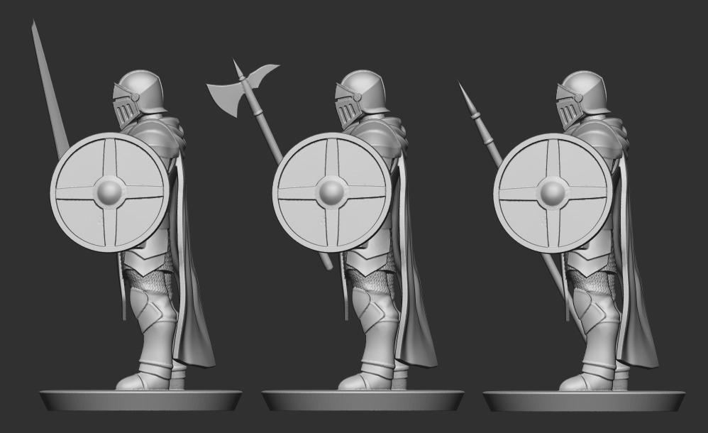 Knight for dnd game 3D print model_1