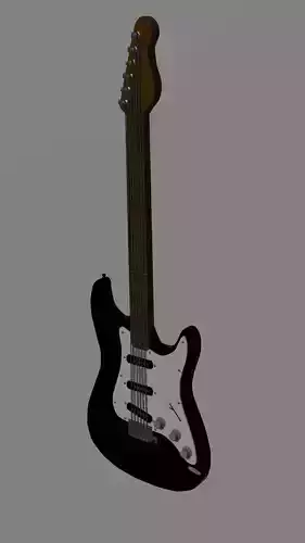 Low Poly Guitar