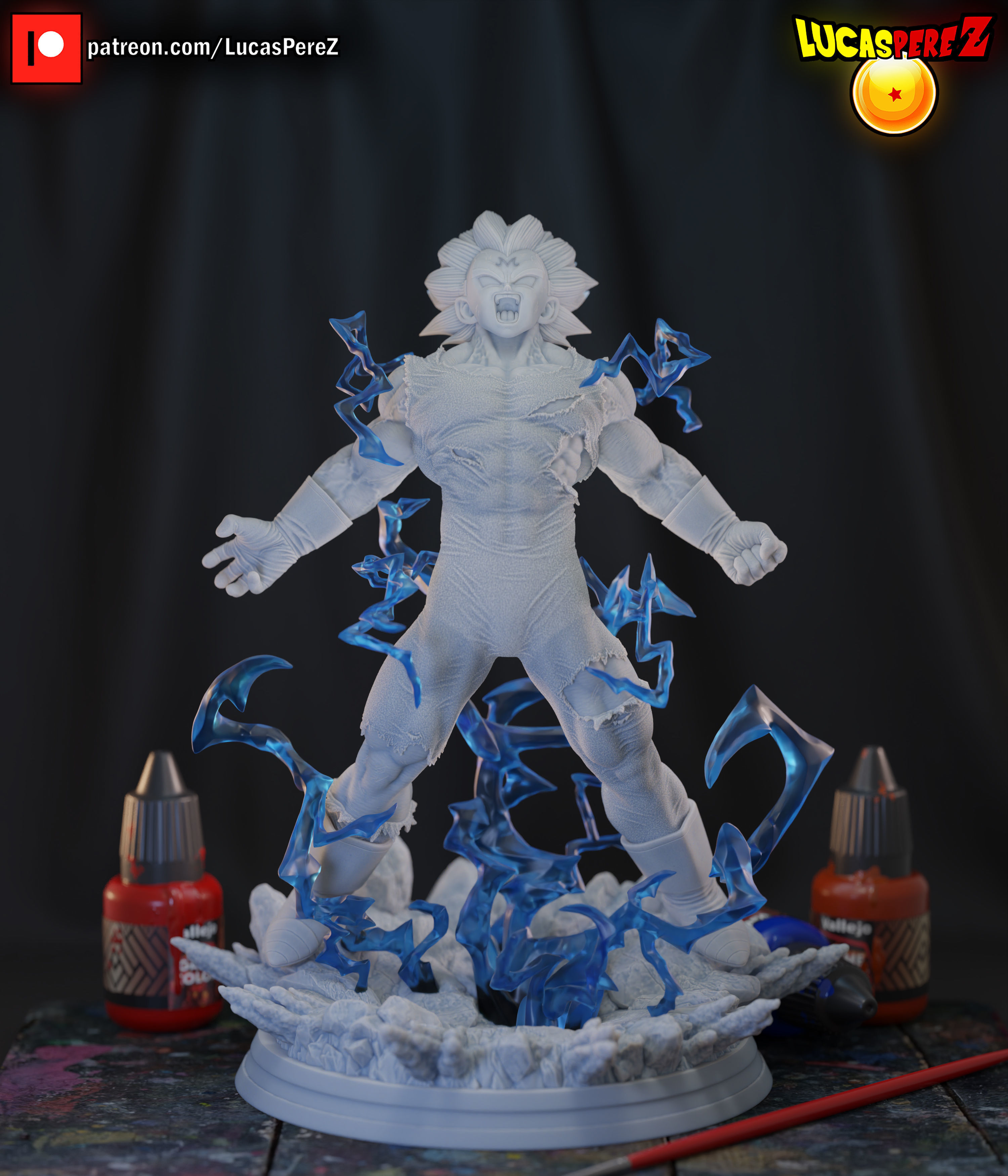 MAJIN VEGETA KAMIKAZE 3D print model_2