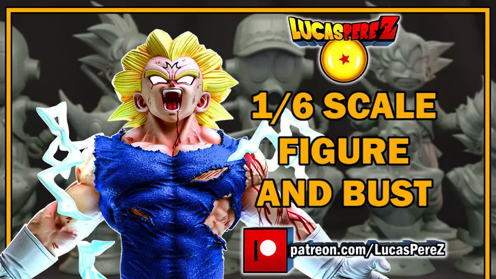 MAJIN VEGETA KAMIKAZE 3D print model_0