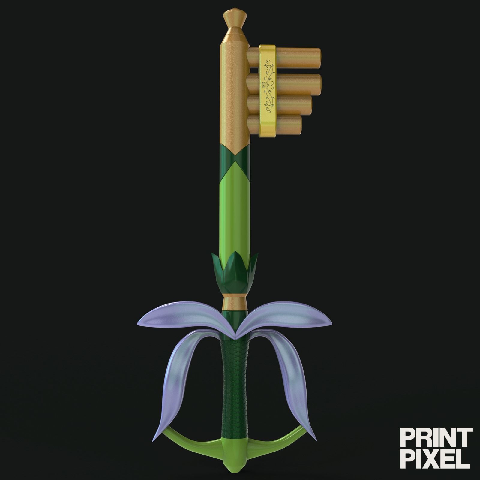 Fairy Harp Keyblade - Kingdom Hearts 3D print model_1
