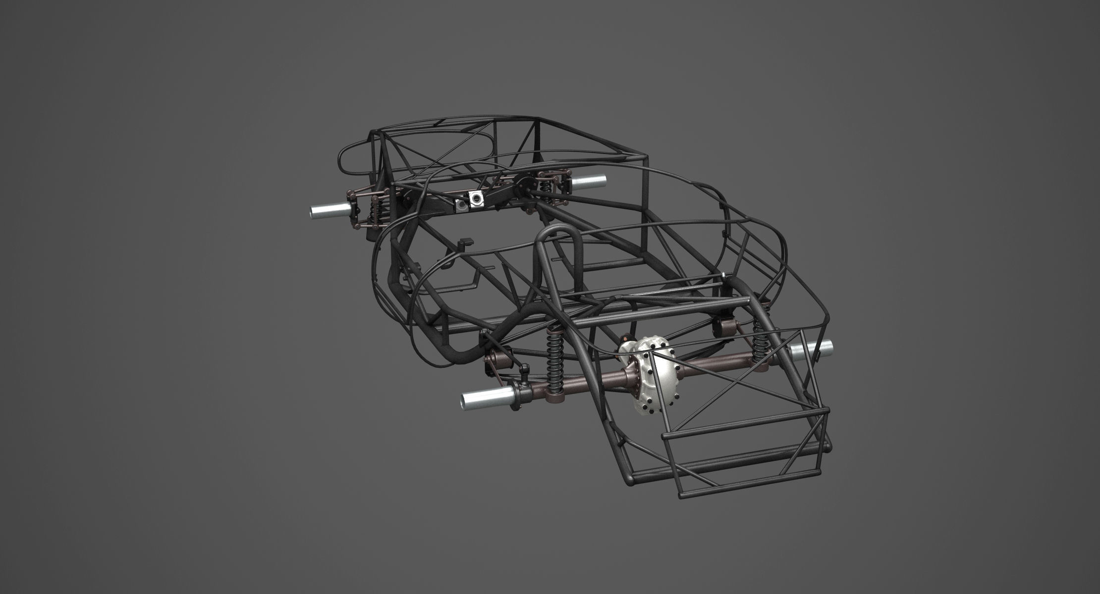 Chassis Frame - Ferrari 250 TR Testa Rossa Kit 3D print model_13