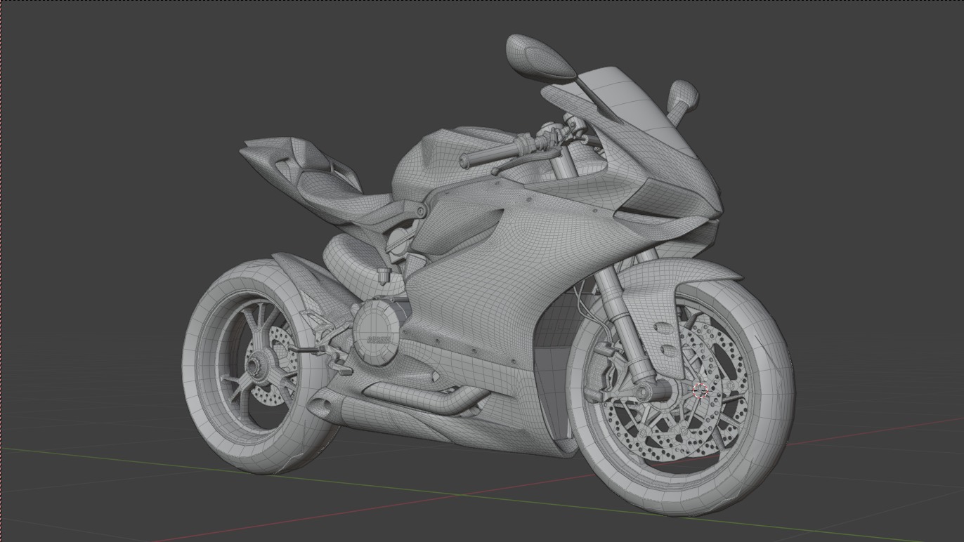 Ducati Panigal V2 3D model_9