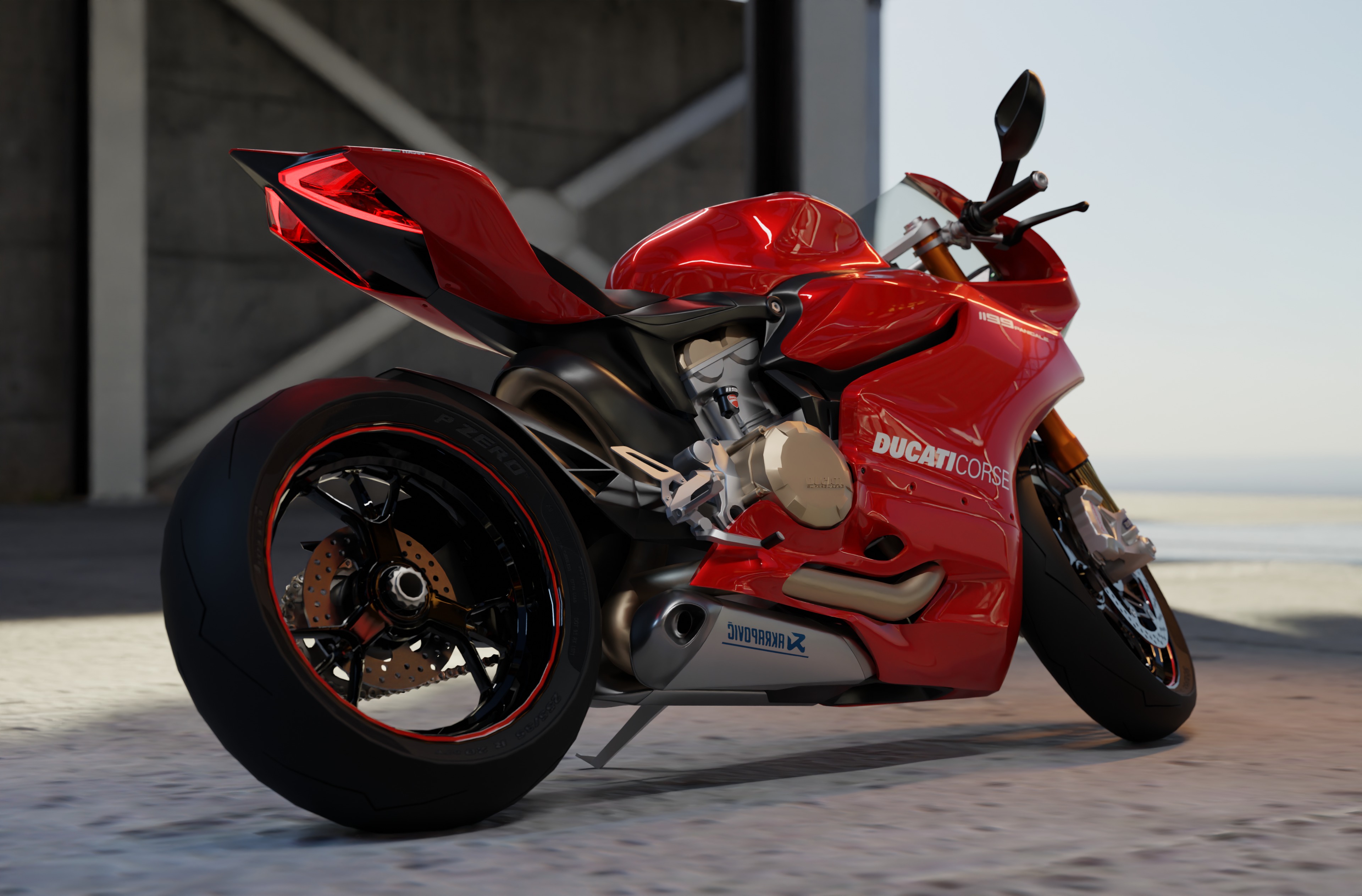 Ducati Panigal V2 3D model_4