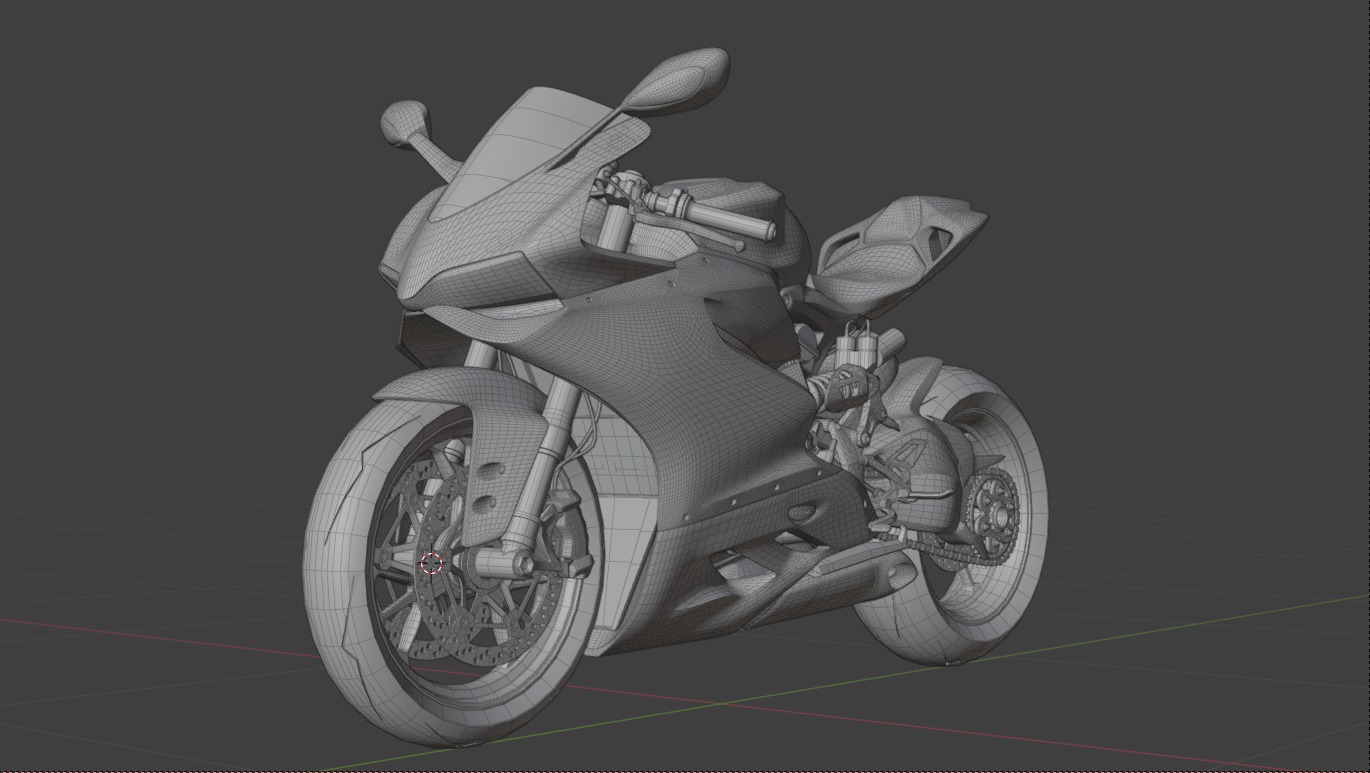 Ducati Panigal V2 3D model_11