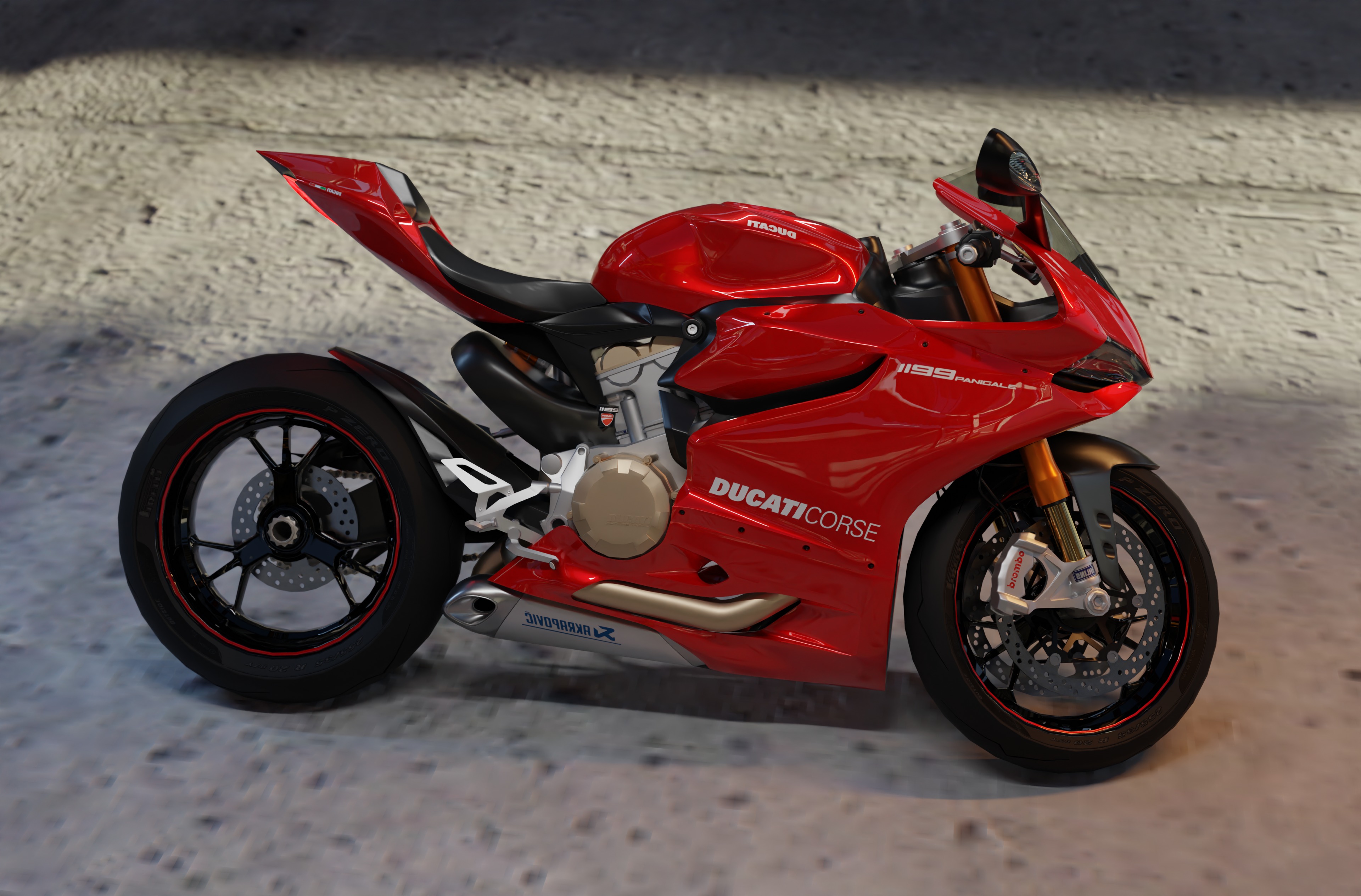 Ducati Panigal V2 3D model_2