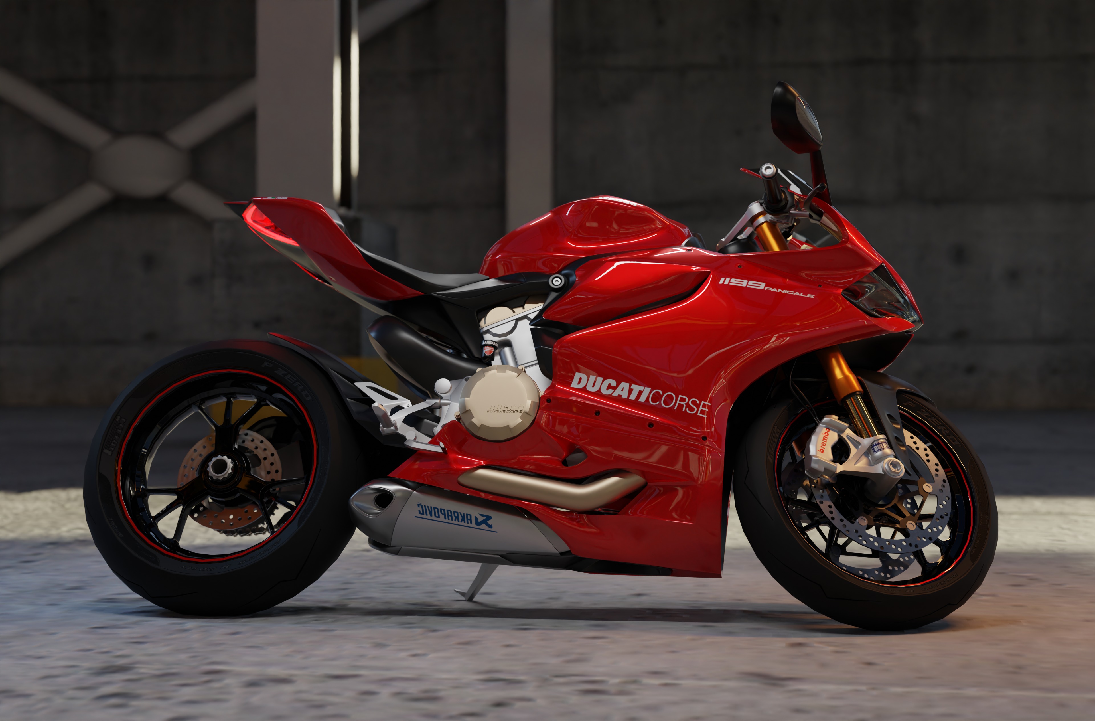 Ducati Panigal V2 3D model_3