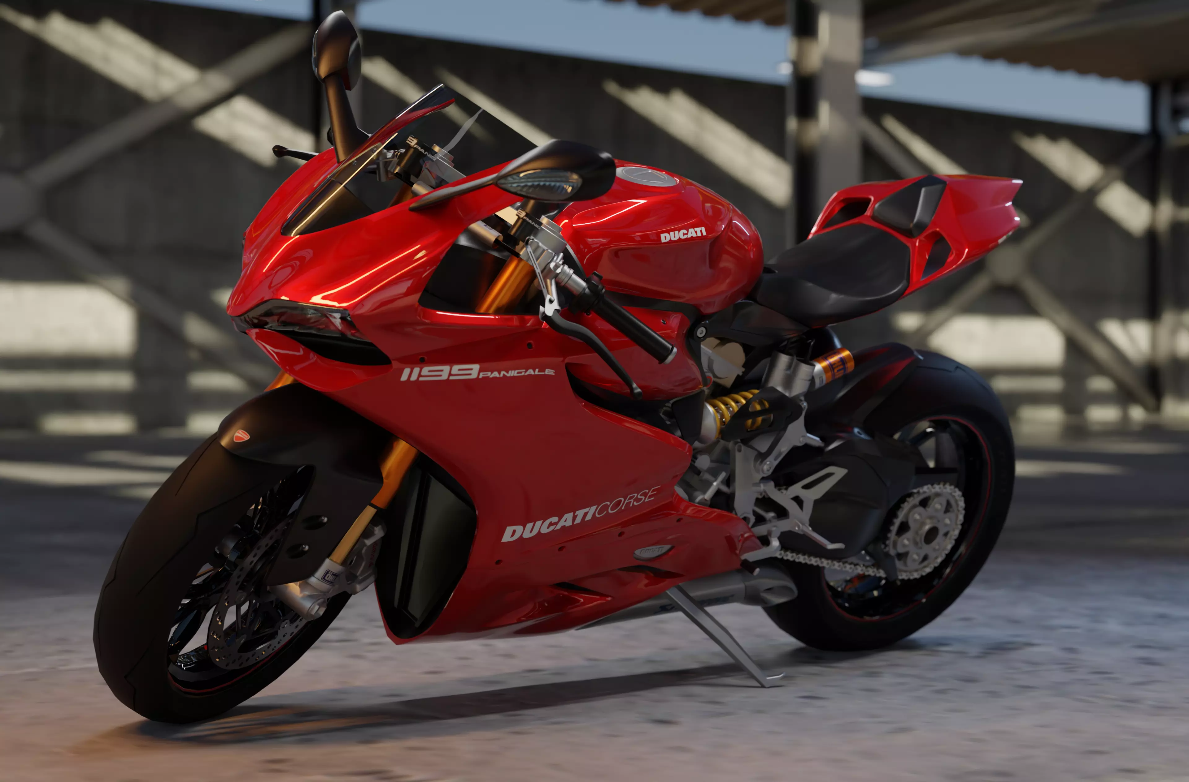 Ducati Panigal V2 3D model_0