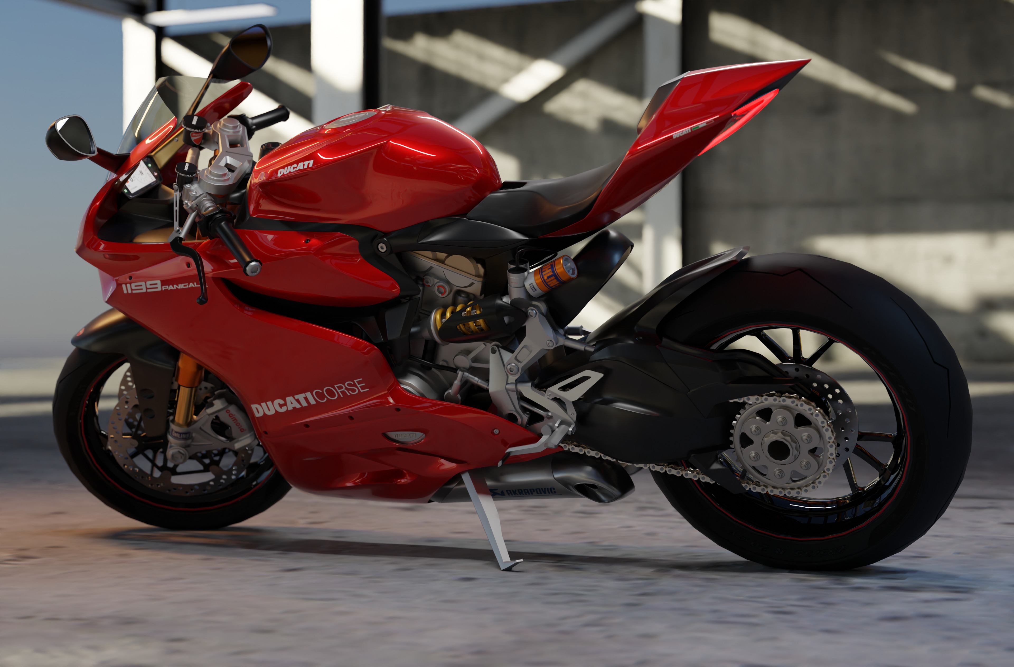 Ducati Panigal V2 3D model_6