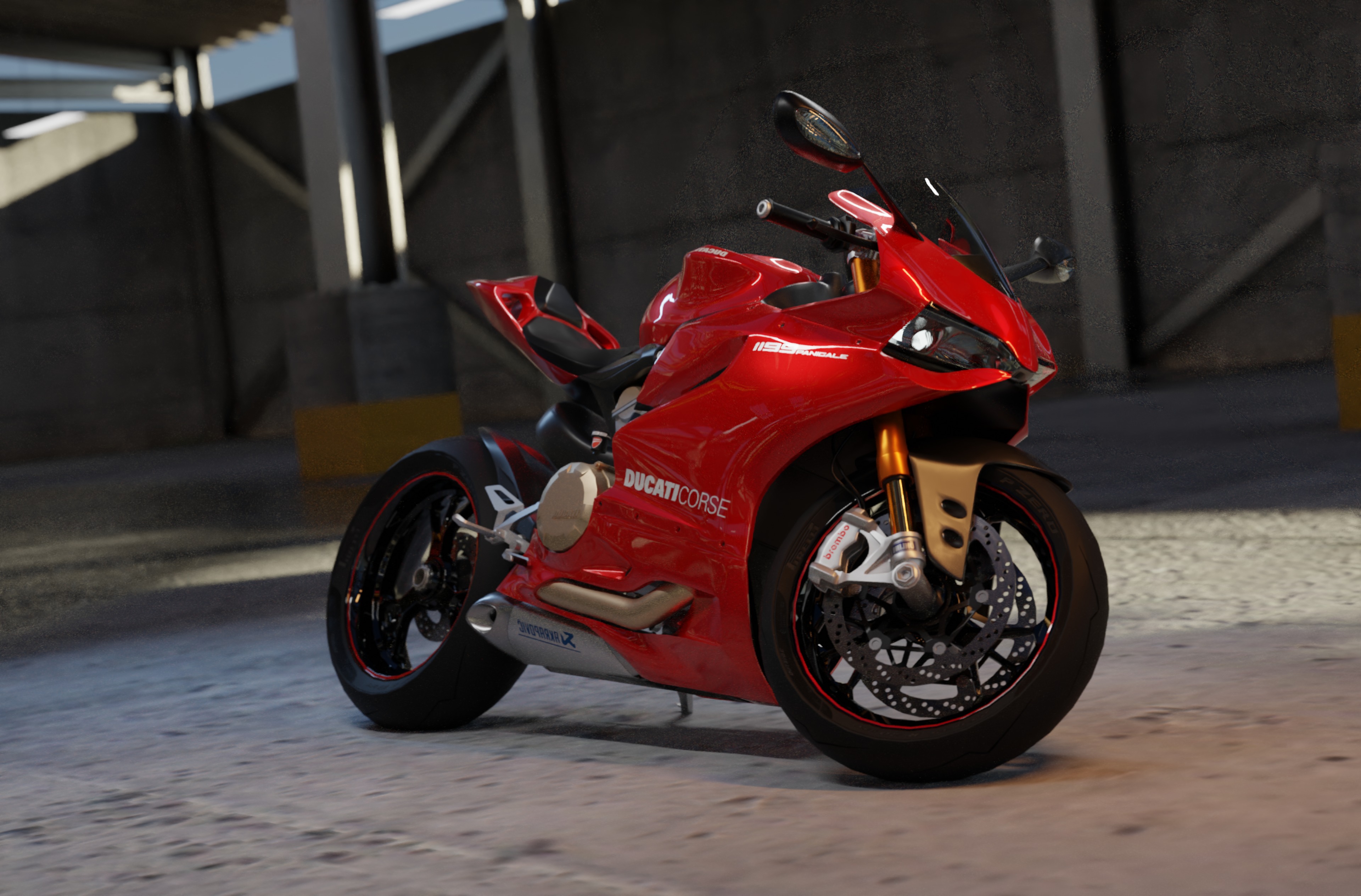 Ducati Panigal V2 3D model_1