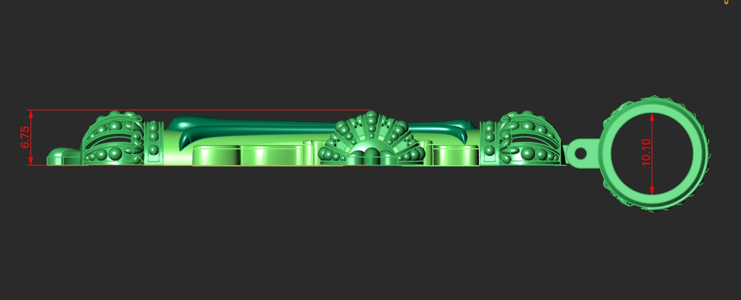 CROSS WITH CROWNS 3D print model_4