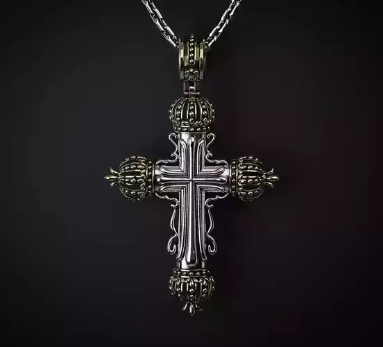 CROSS WITH CROWNS