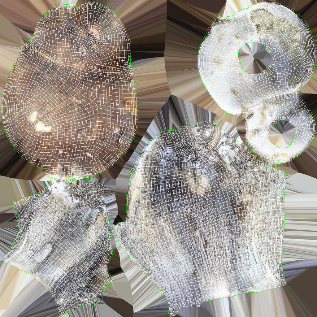 Leccinum scabrum 01 Low-poly 3D model_11