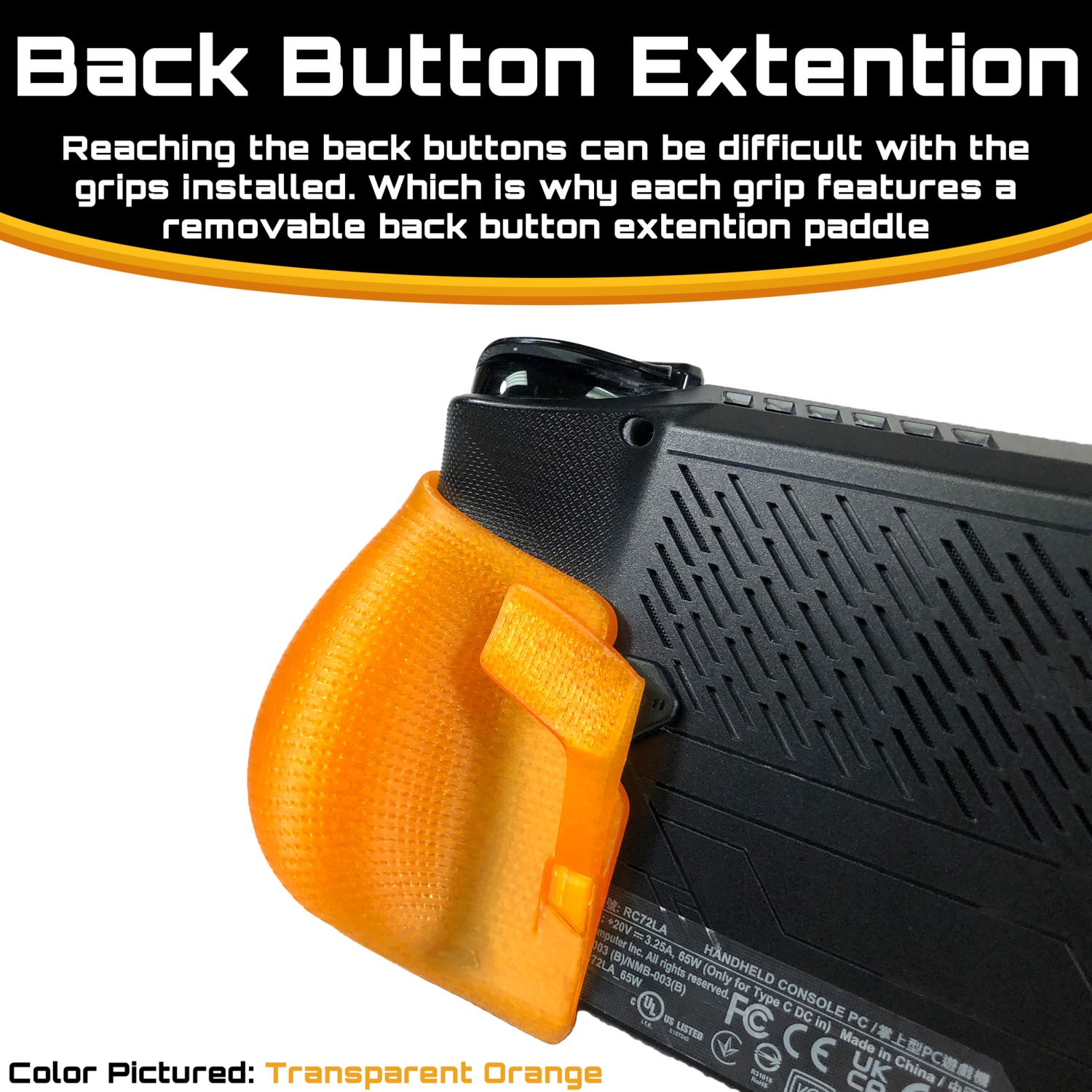 Asus ROG Ally X Comfort Grip Case Accessories 3D print model_8