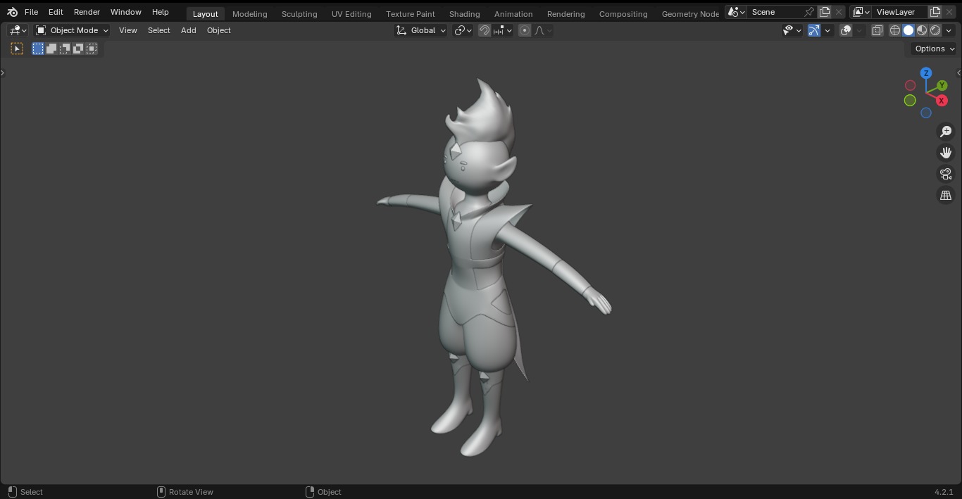 Flame Prince 3D model_2