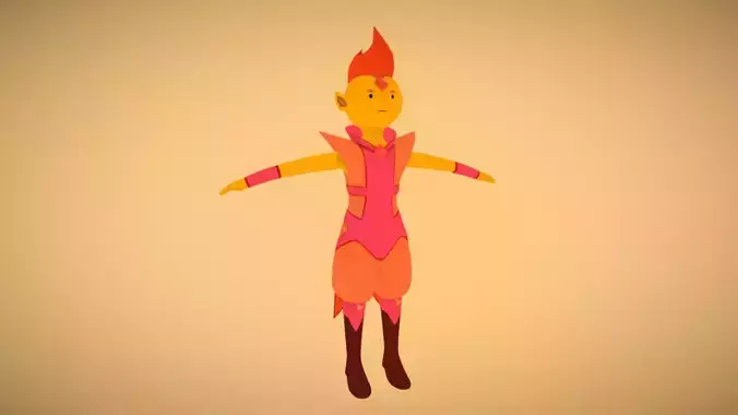 Flame Prince 3D model