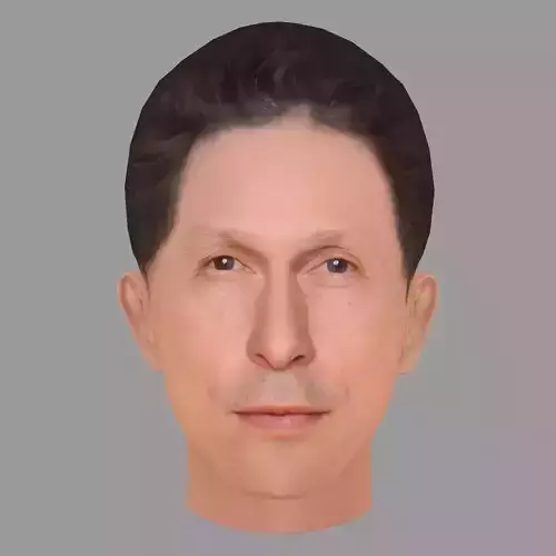 Tim Blake Nelson Head - Low poly head for game