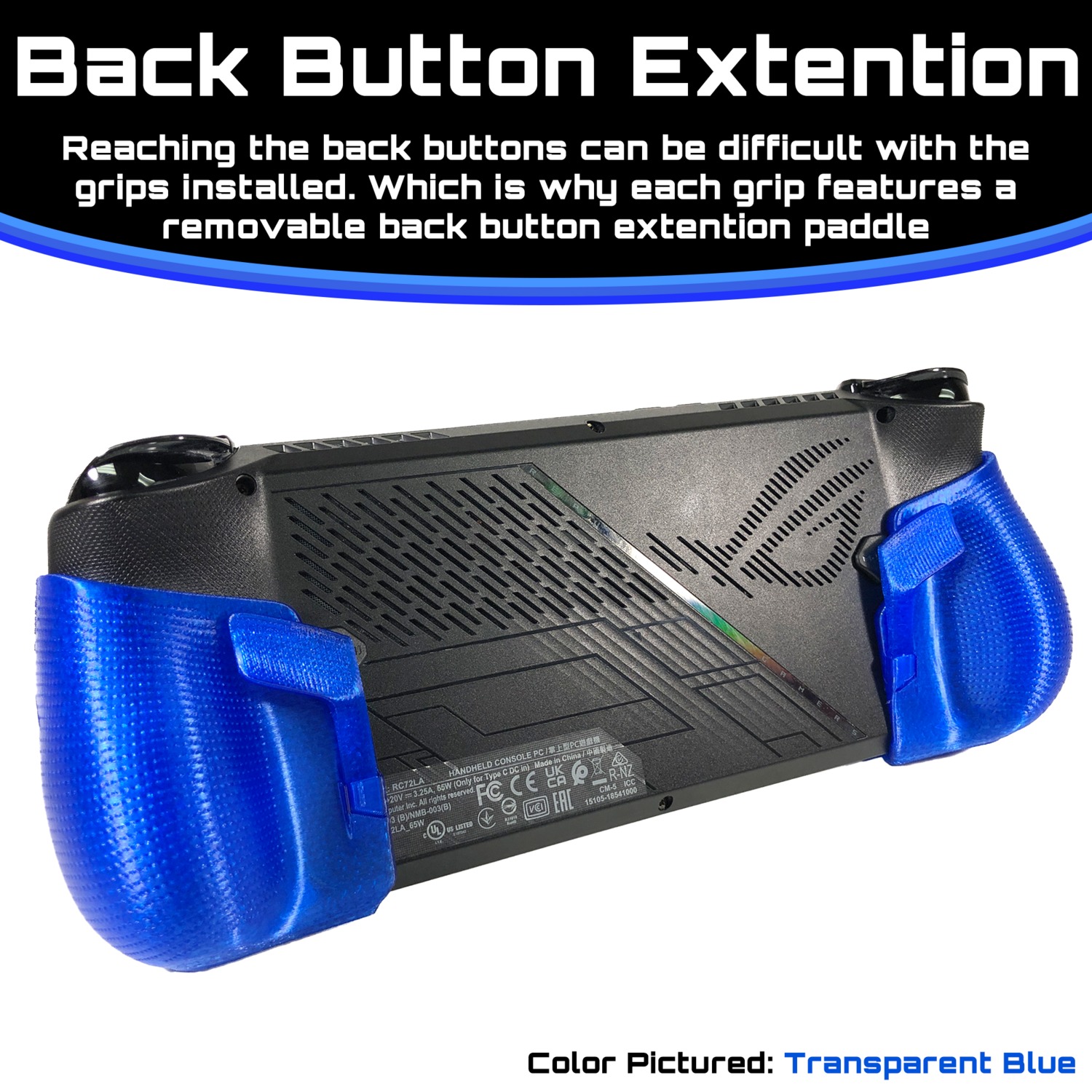 Asus ROG Ally X Combo Pack Grip Case Accessories 3D print model_8