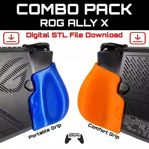 Asus ROG Ally X Combo Pack Grip Case Accessories