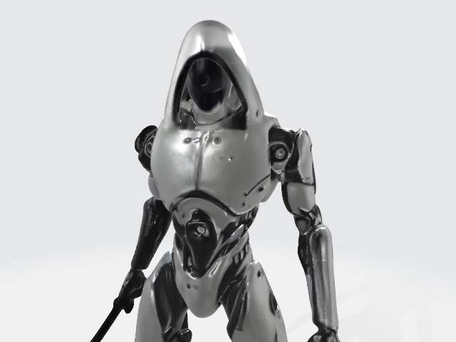 Fighter robot 3D model_4