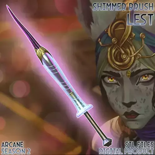 Lest Mel Spy Cosplay Shimmer Brush Arcane League of Legends