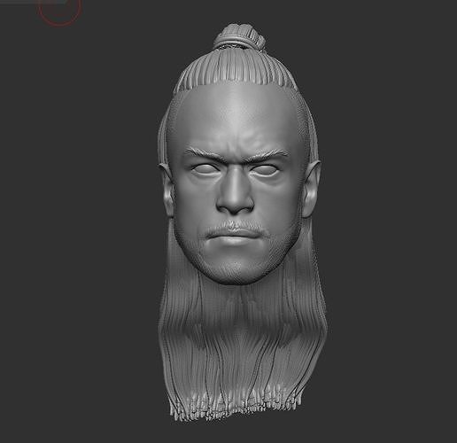 Damien Priest Headsculpt for Action Figures 3D print model