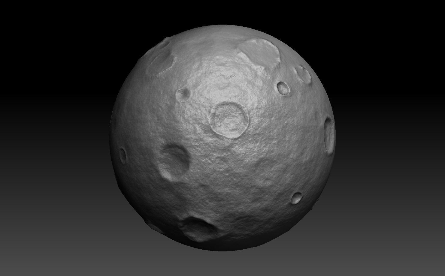 3D Printable Moon Model - Ideal Design for Candle Making Free 3D print model_2