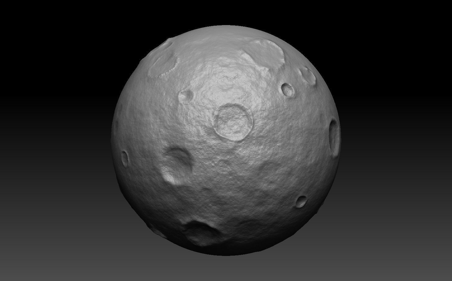 3D Printable Moon Model - Ideal Design for Candle Making Free 3D print model_1