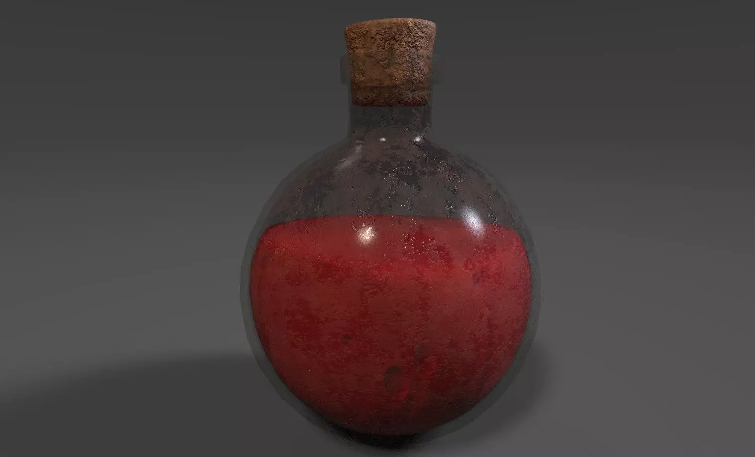 Fantasy Potion 3D Model Low-poly 3D model_0