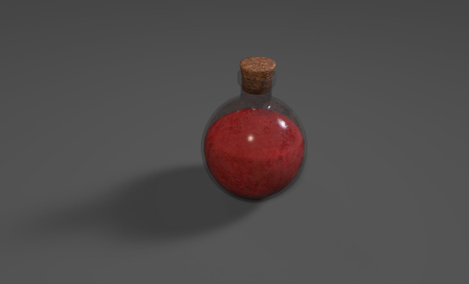 Fantasy Potion 3D Model Low-poly 3D model_3