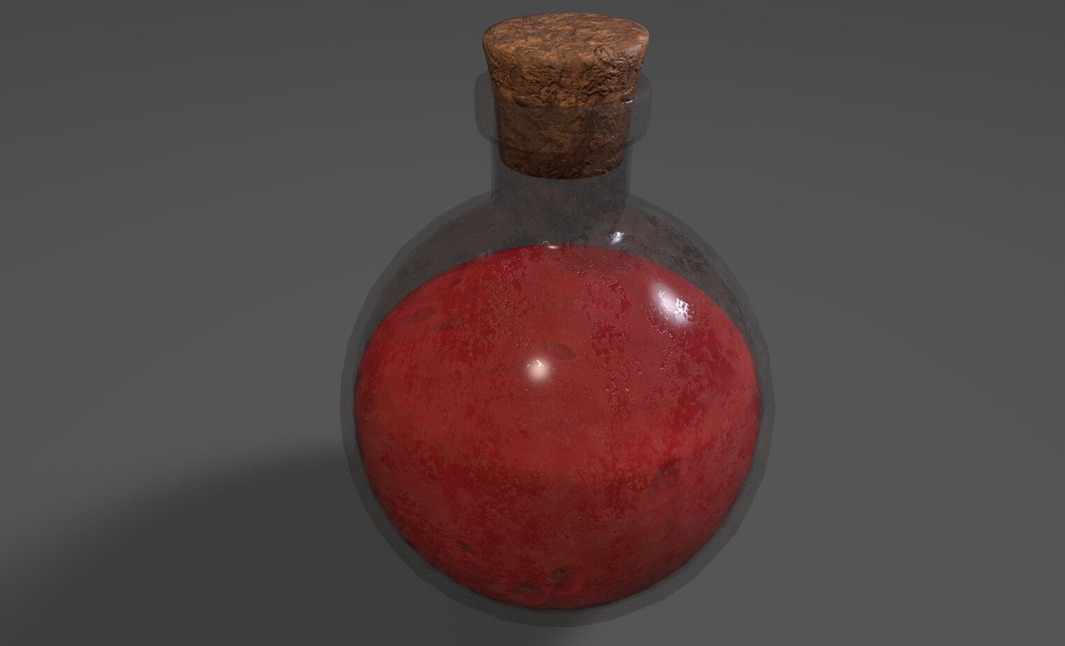 Fantasy Potion 3D Model Low-poly 3D model_2