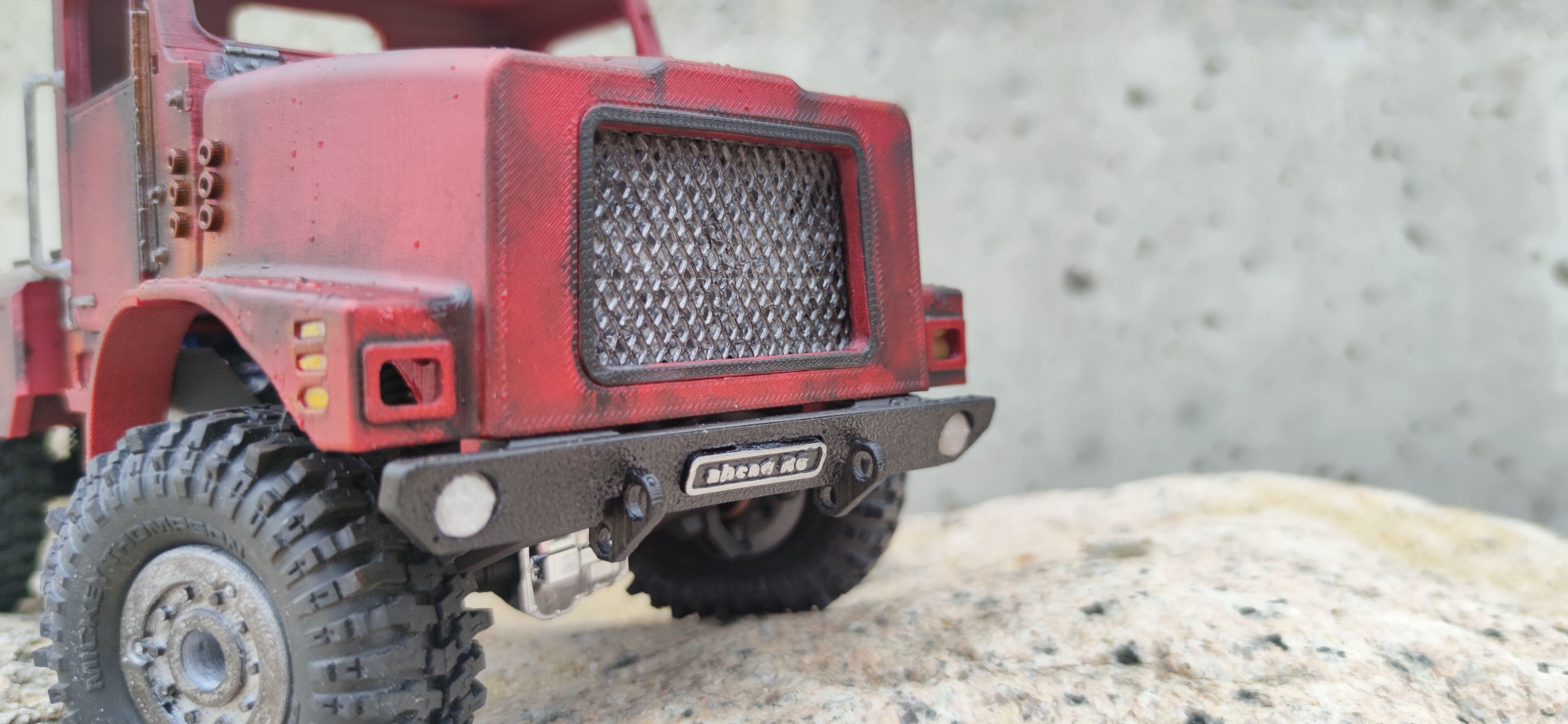 Crawler Mk23 Front Cab - 1-18 TRX4M RC body 3D print model_6