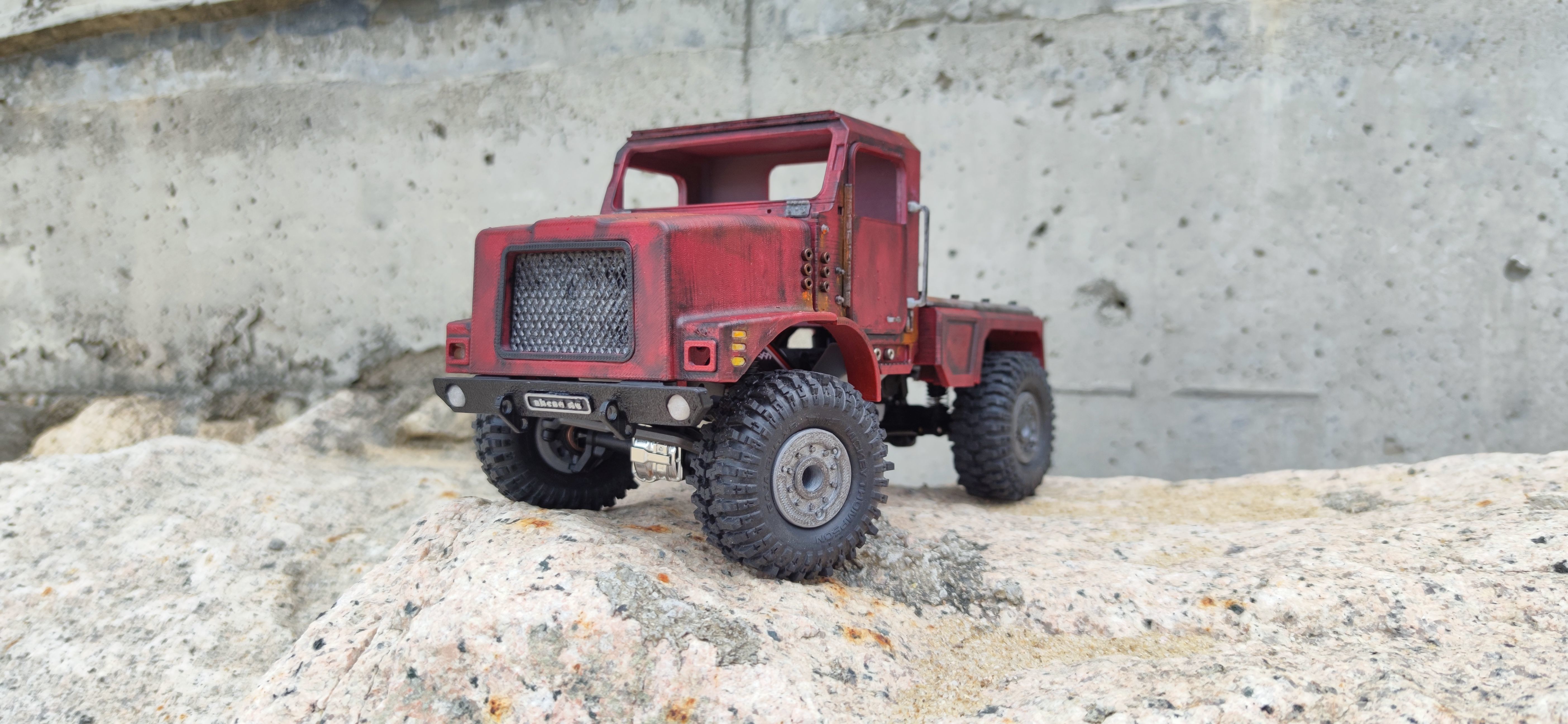 Crawler Mk23 Front Cab - 1-18 TRX4M RC body 3D print model_2