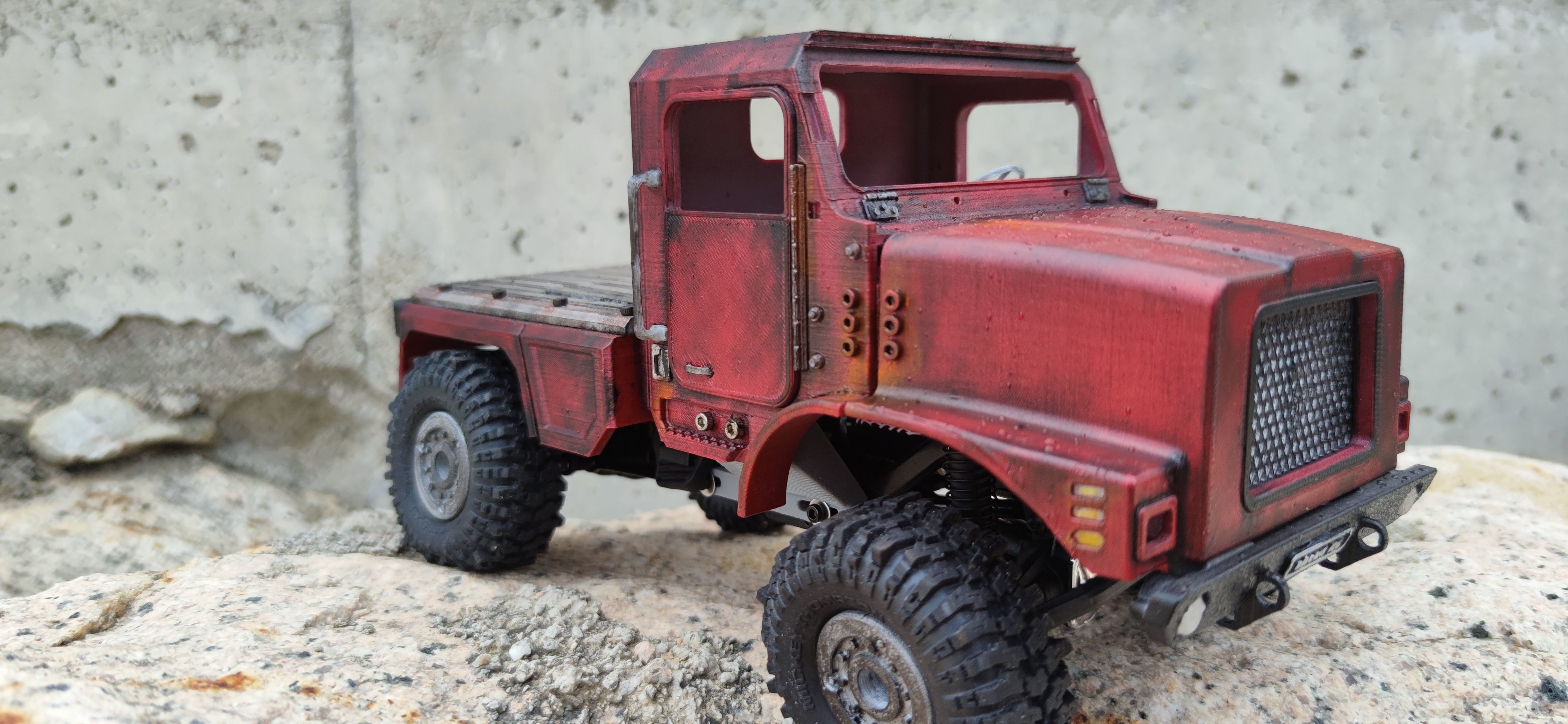 Crawler Mk23 Front Cab - 1-18 TRX4M RC body 3D print model_8