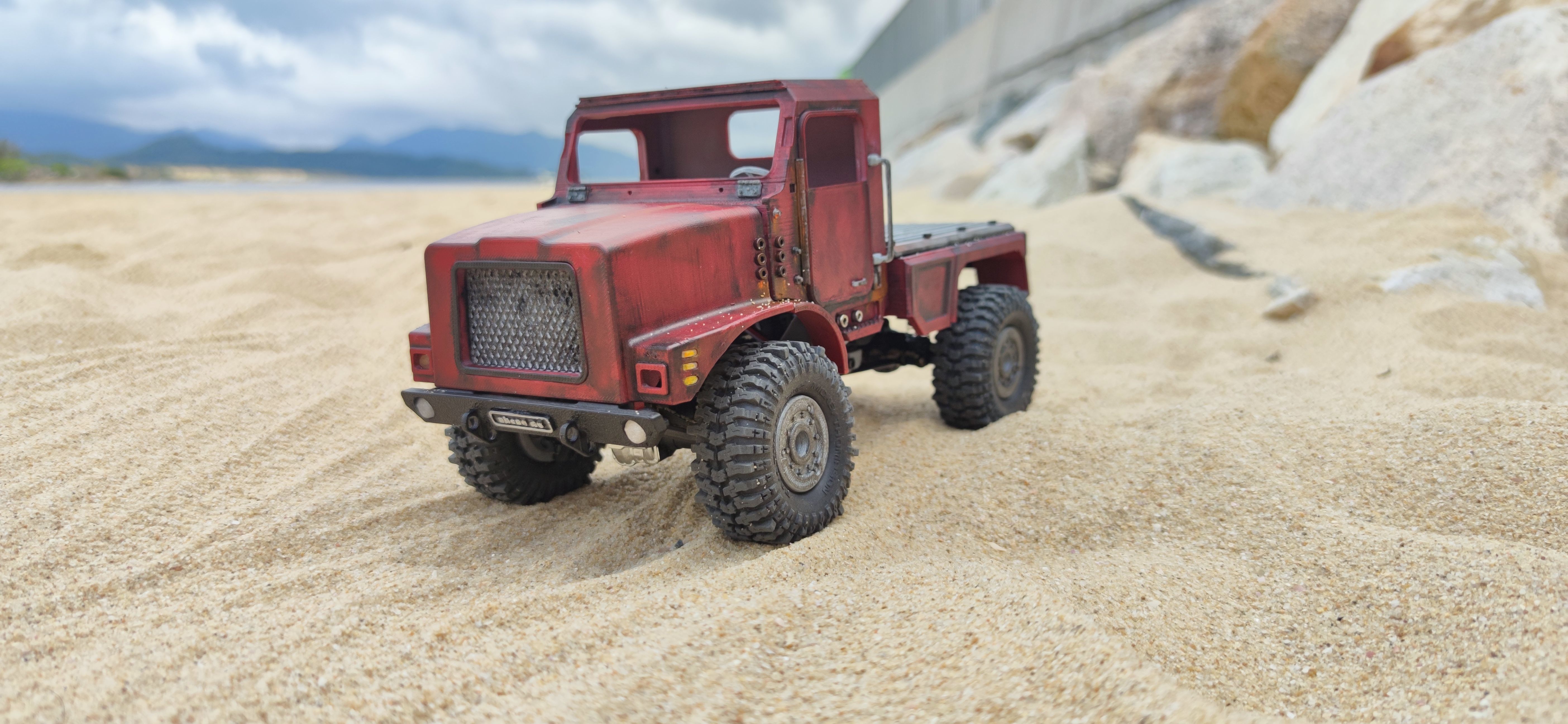 Crawler Mk23 Front Cab - 1-18 TRX4M RC body 3D print model_3