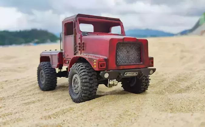 Crawler Mk23 Front Cab - 1-18 TRX4M RC body 3D print model