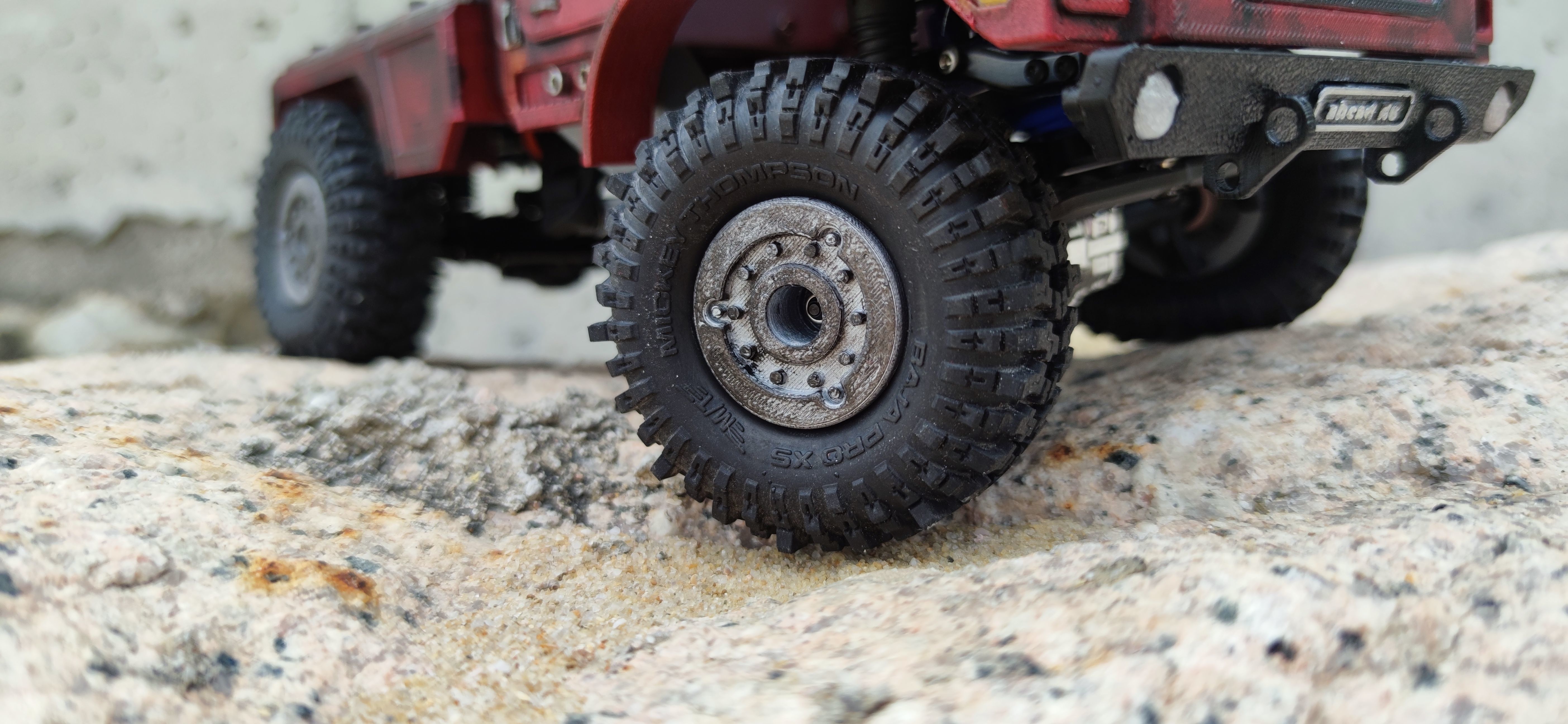 Crawler Mk23 Front Cab - 1-18 TRX4M RC body 3D print model_7