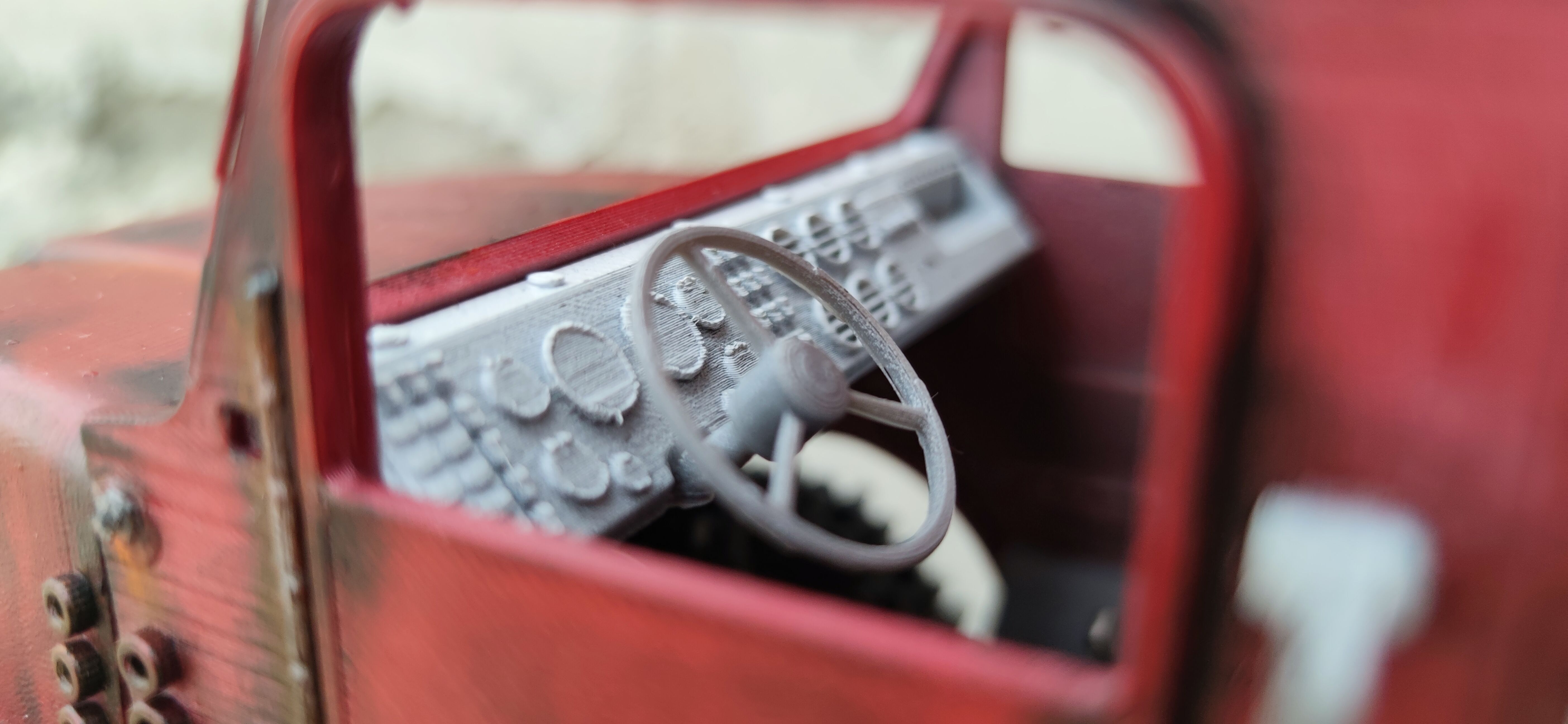 Crawler Mk23 Front Cab - 1-18 TRX4M RC body 3D print model_4