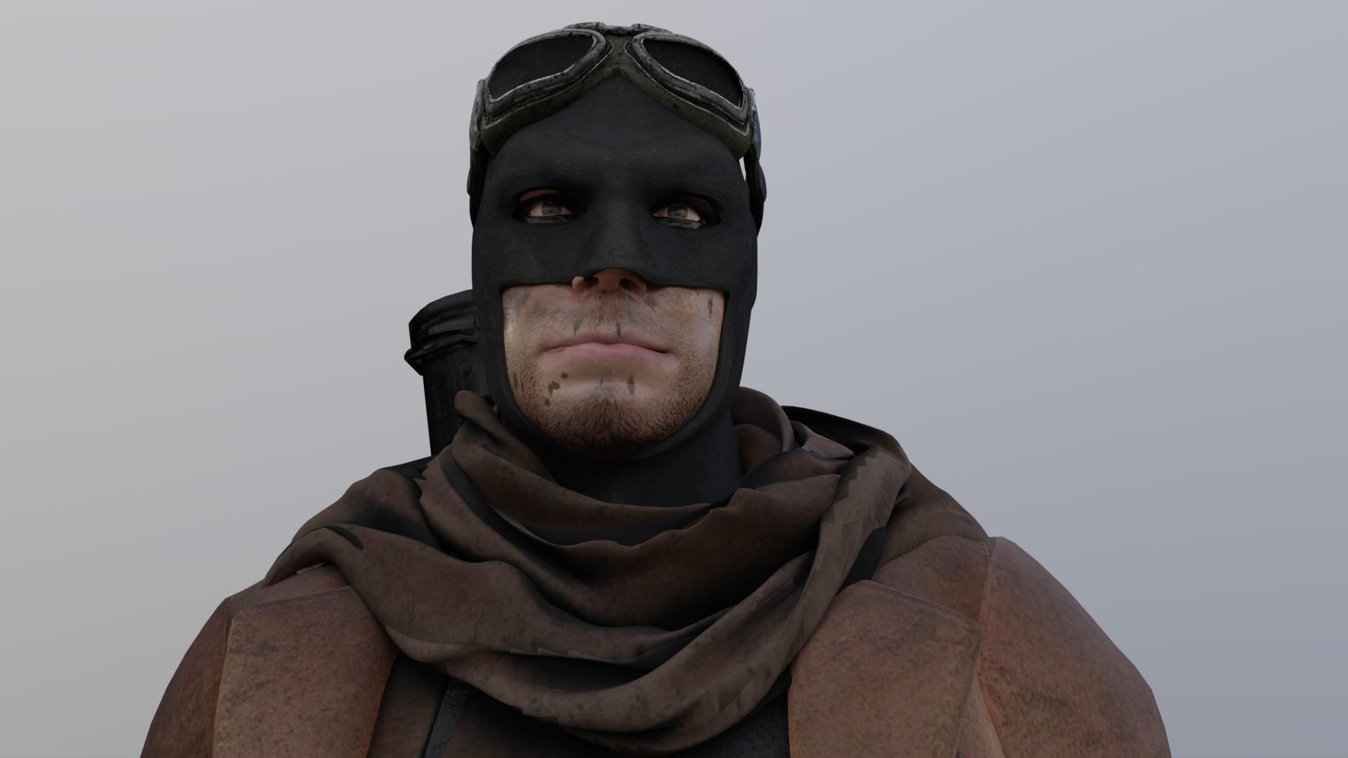 Knightmare Batman renderable animated PBR  Low-poly 3D model_8
