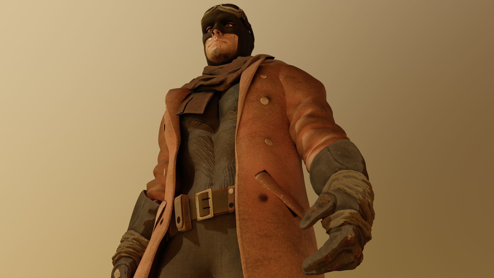 Knightmare Batman renderable animated PBR  Low-poly 3D model_5