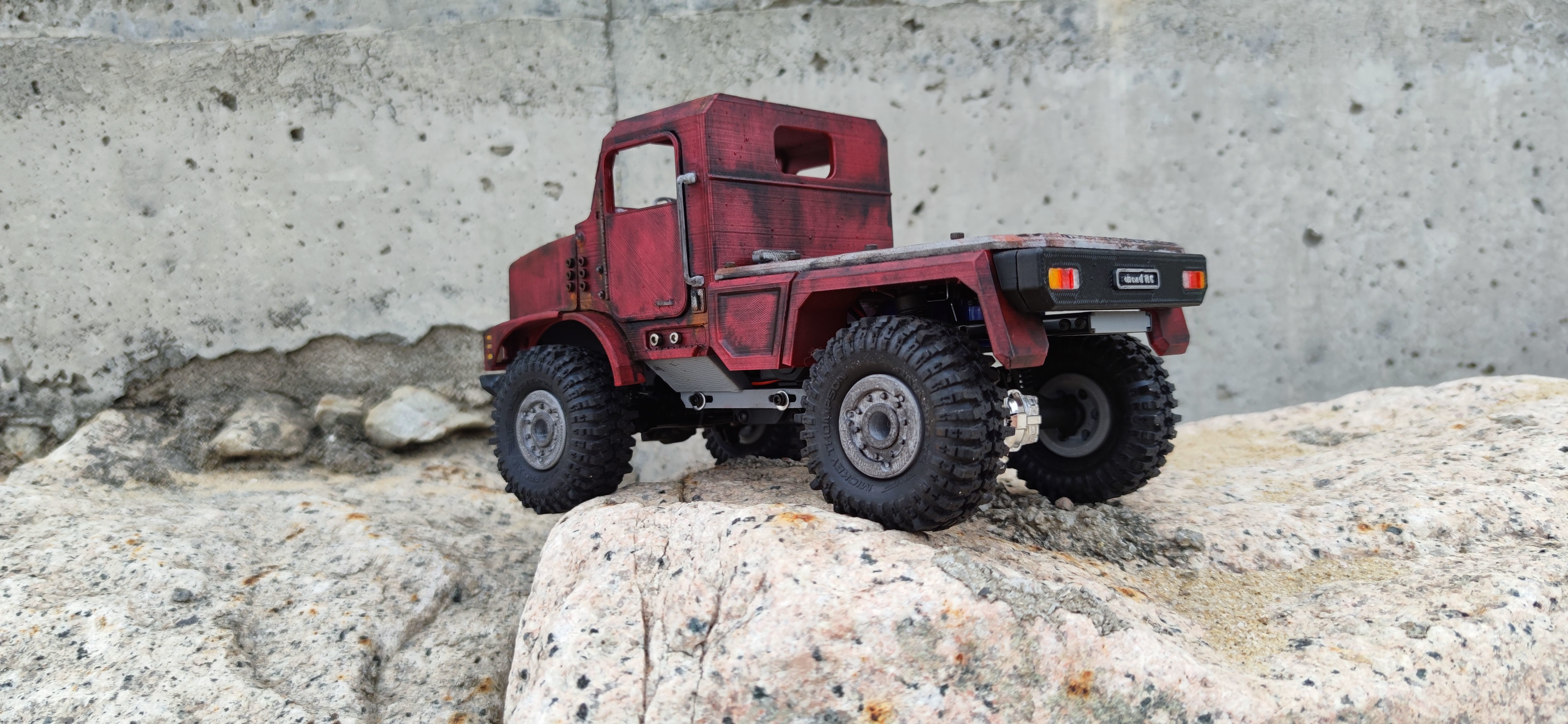 Crawler Mk23 Flatbed - 1-18 TRX4M RC body attachment 3D print model_6