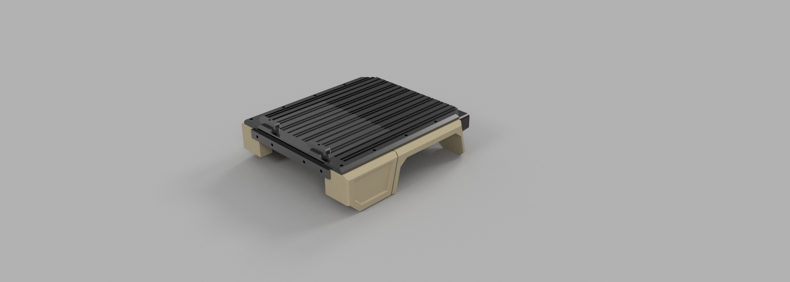 Crawler Mk23 Flatbed - 1-18 TRX4M RC body attachment 3D print model_11