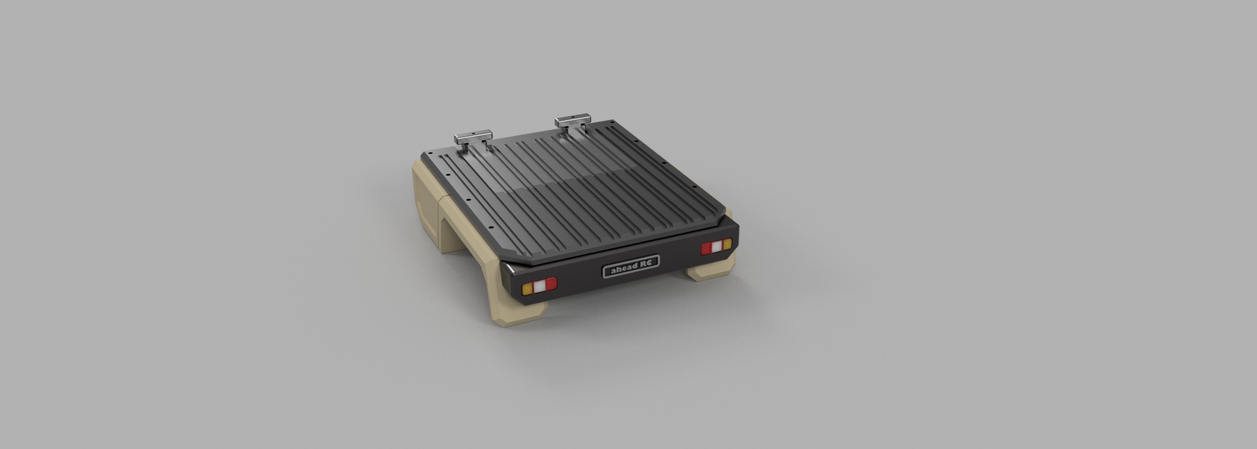 Crawler Mk23 Flatbed - 1-18 TRX4M RC body attachment 3D print model_12