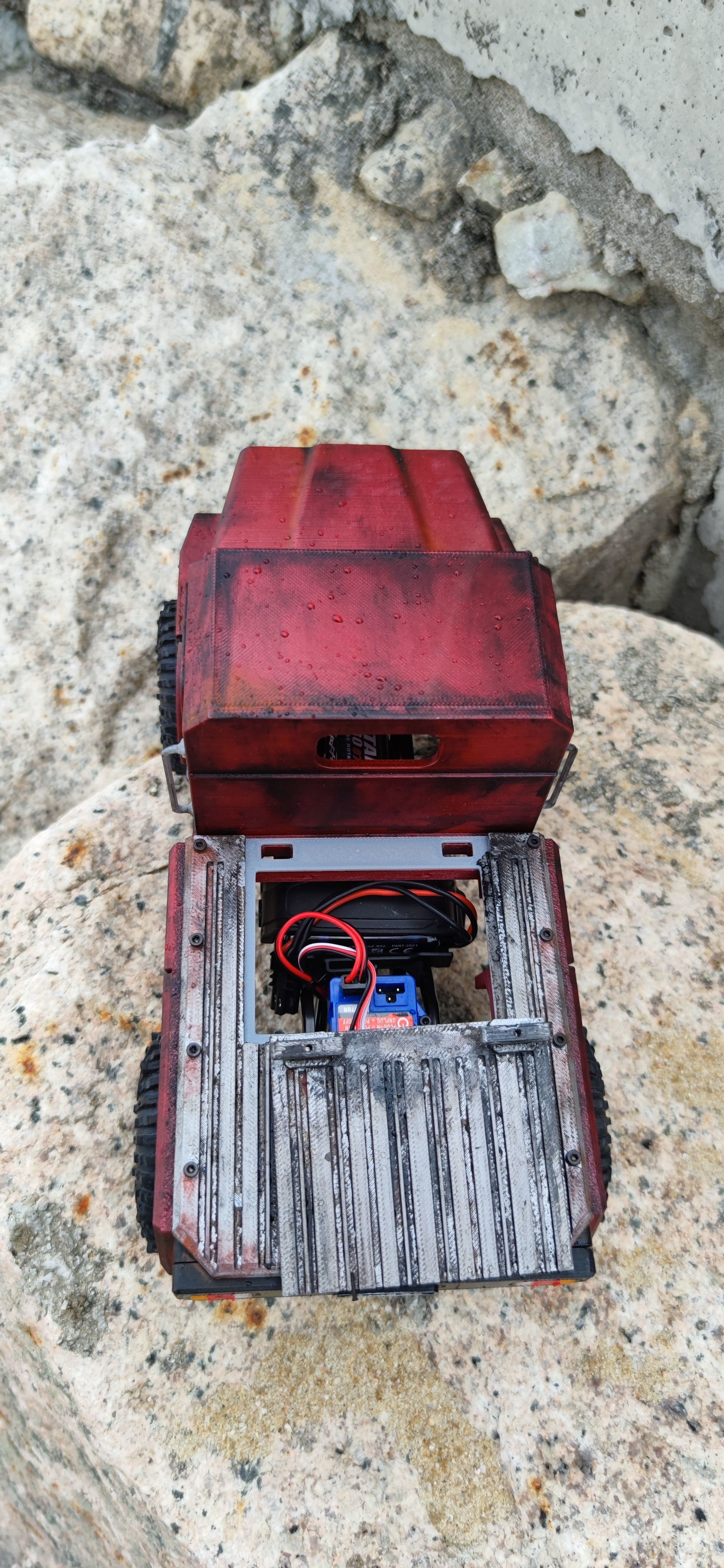 Crawler Mk23 Flatbed - 1-18 TRX4M RC body attachment 3D print model_7