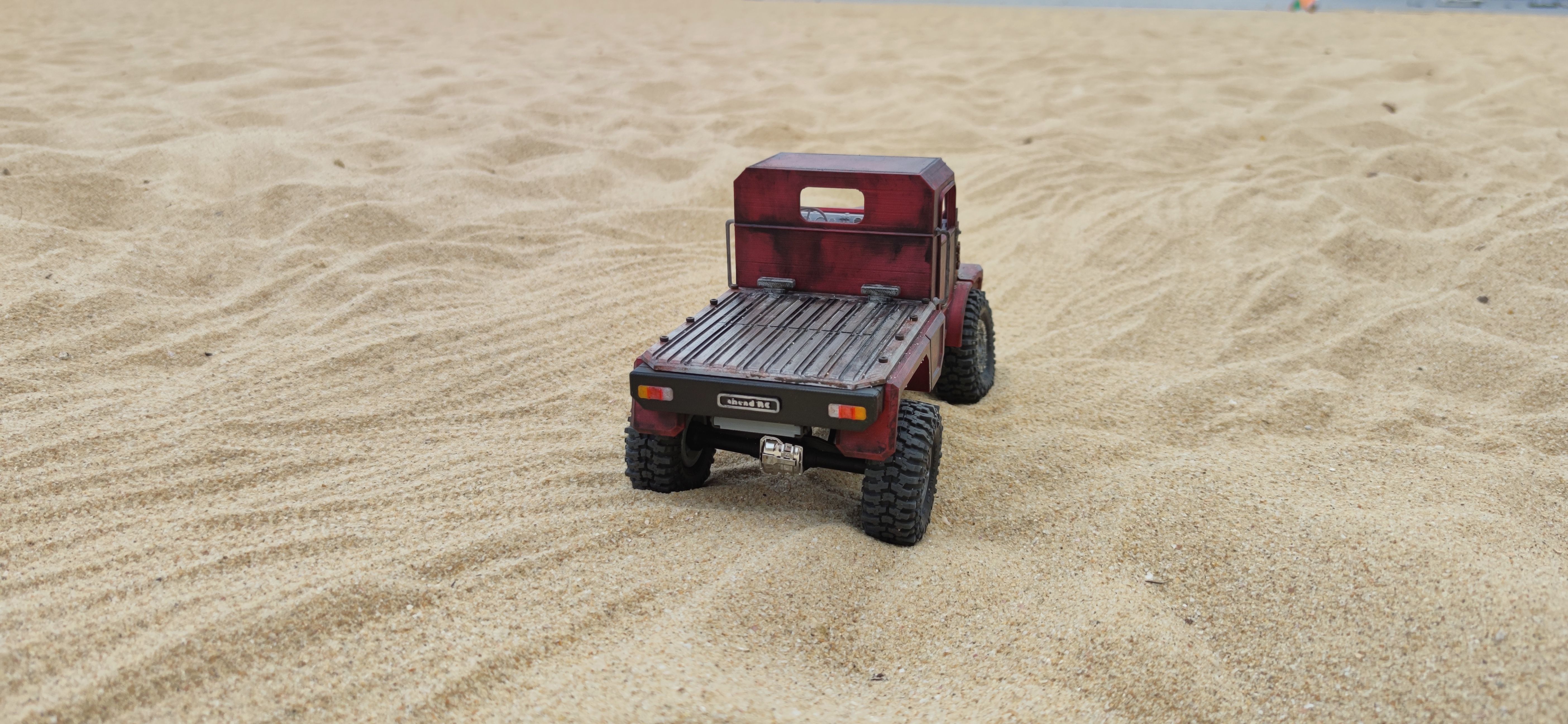 Crawler Mk23 Flatbed - 1-18 TRX4M RC body attachment 3D print model_9