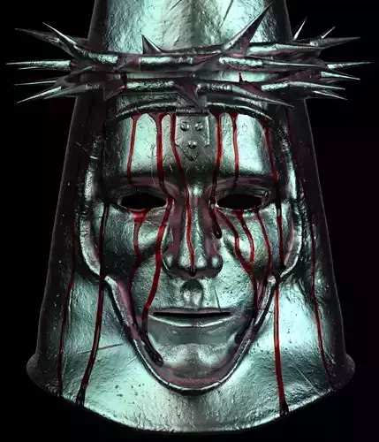 Blasphemous penitent one helmet 3D model